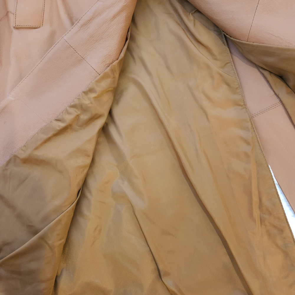 Newport News Tan Trench 48 Inch Coat In Excellent Condition. - Picture 8 of 16